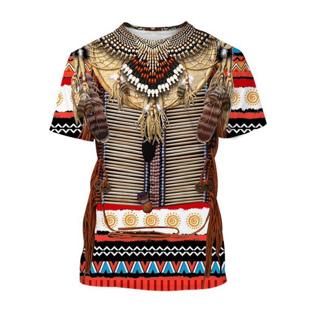 Fashion Ethnic Indian Clothing - T-shirt indiane stile etnico stampa 3D