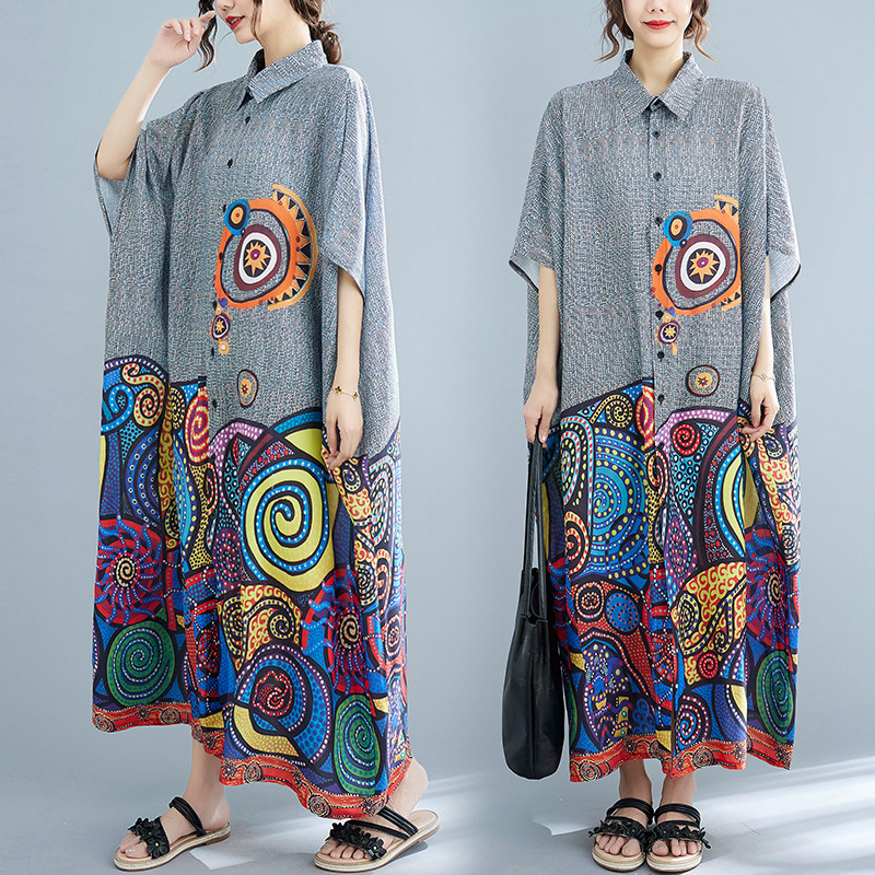 Fashion Ethnic Indian Clothing - Abito pakistano indiano donna stile bohémien