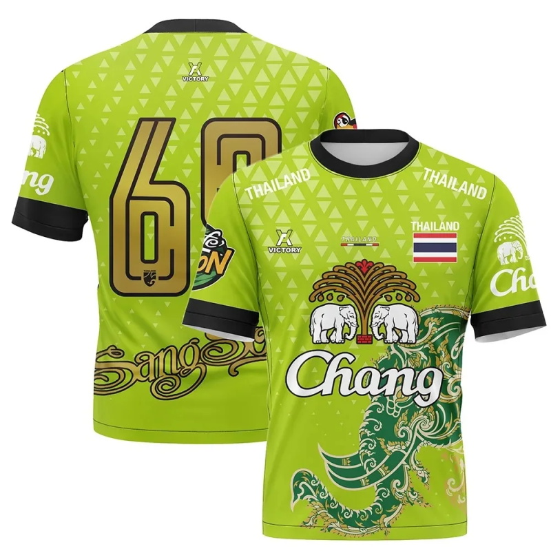 Thai Silk Blouse - T-shirt a maniche corte Thailandia Chang