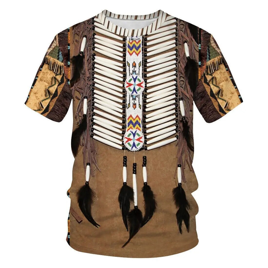 Fashion Ethnic Indian Clothing - T-shirt estive in stile etnico indiano