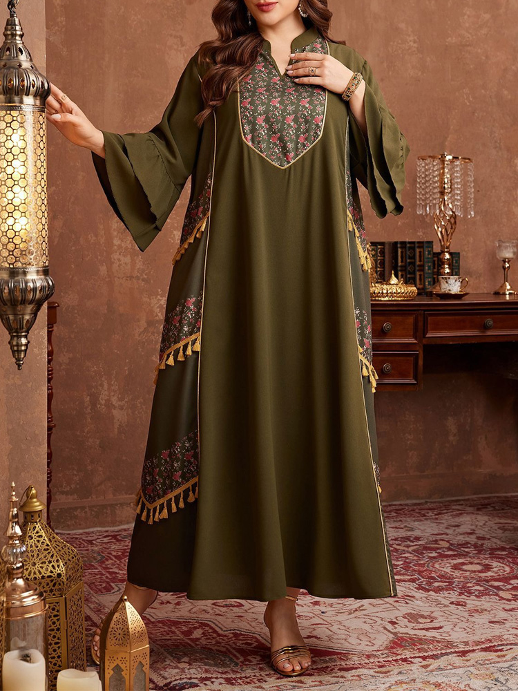 GIBSIE Abito Abaya Plus Size c - Ethnic Style Dresses recensione e prezzo